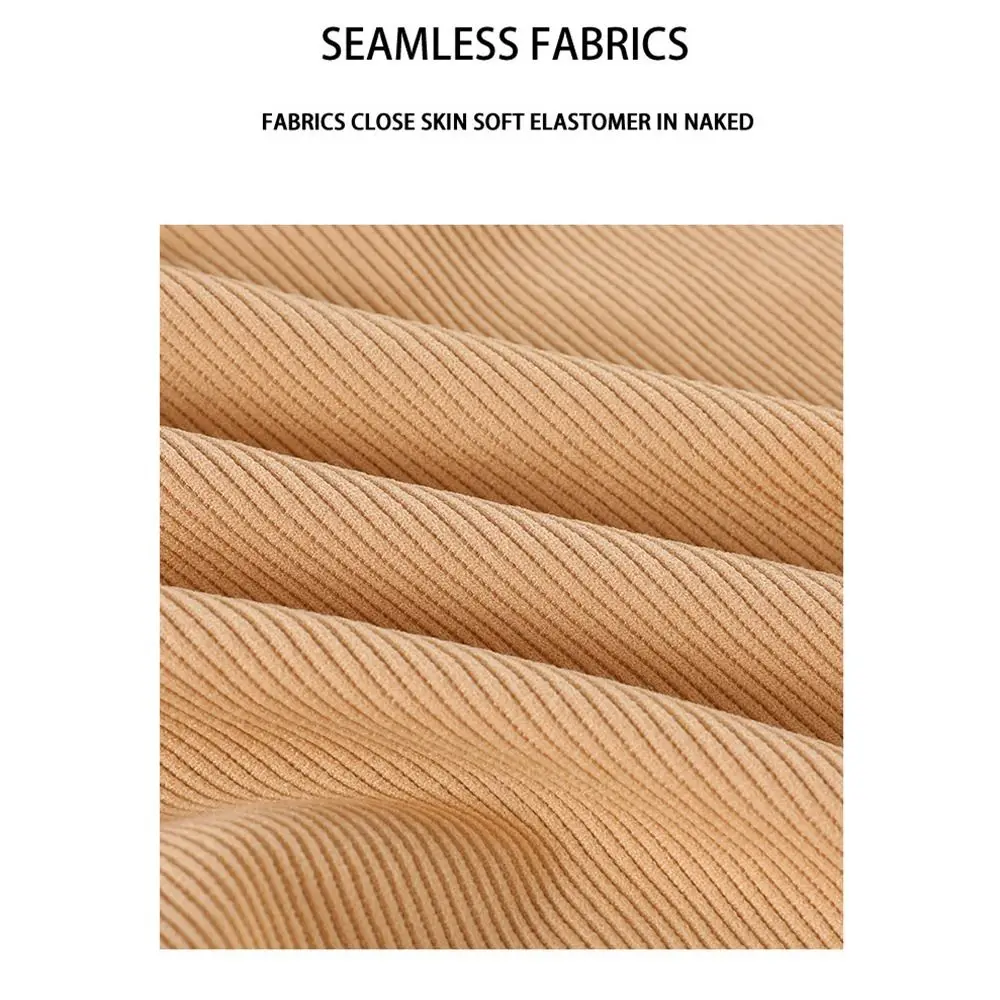 Удобные бесшовные Утягивающие трусики-танга боди без рукавов мягкое Утягивающее