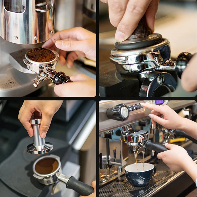 Двойная миска для кофе под давлением с фильтром эспрессо 58 мм 18 г