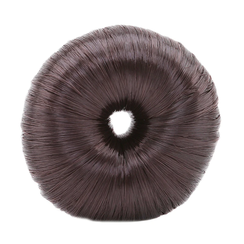 

7cm Diam Magic Hair Updo Maker Brides Styling Tools Accessories Women Ponytail Donut Hair Bun Ring Elastic Sponge Wrap Holder