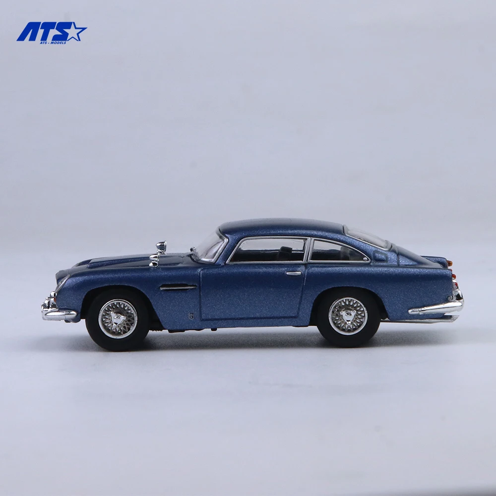Фото Модель автомобиля ATS 1:64 DB5 - Blue Painting, имитация из сплава, для хобби, коллекционирования и демонстрации №3