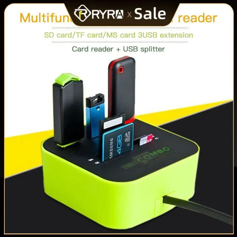 

USB-концентратор RYRA с 3 портами и кардридером Micro-USB