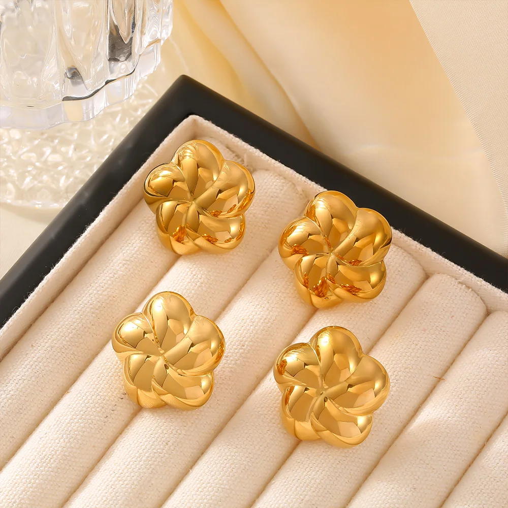 Liora новые блестящие серьги-гвоздики из нержавеющей стали для женщин женские