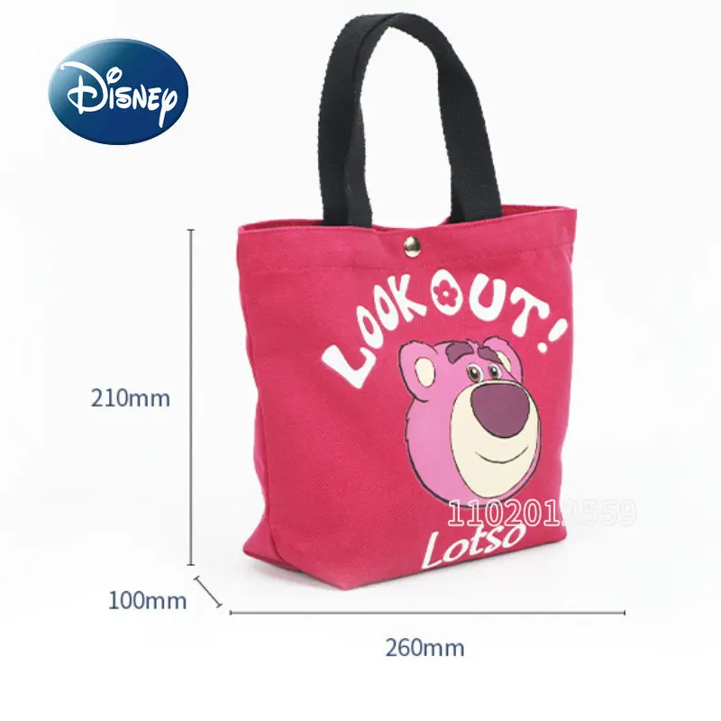 Disney's Original 2023 New Women's Handbag Cartoon Fashion Women's Bag Large Capacity Storage Bag Multi-functional Bento Bag