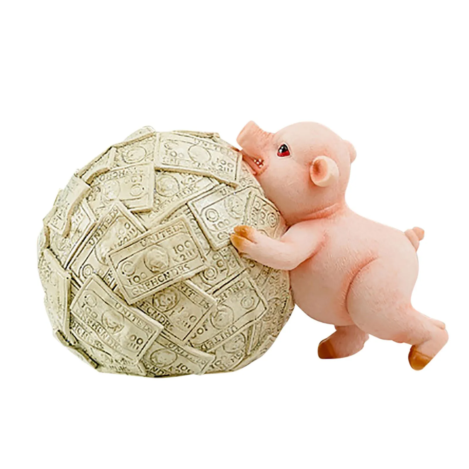 

Креативные украшения из свиньи, движущаяся кирпичная тележка, Вдохновляющие настольные украшения из свиньи, декор для комнаты, настольные украшения для дома