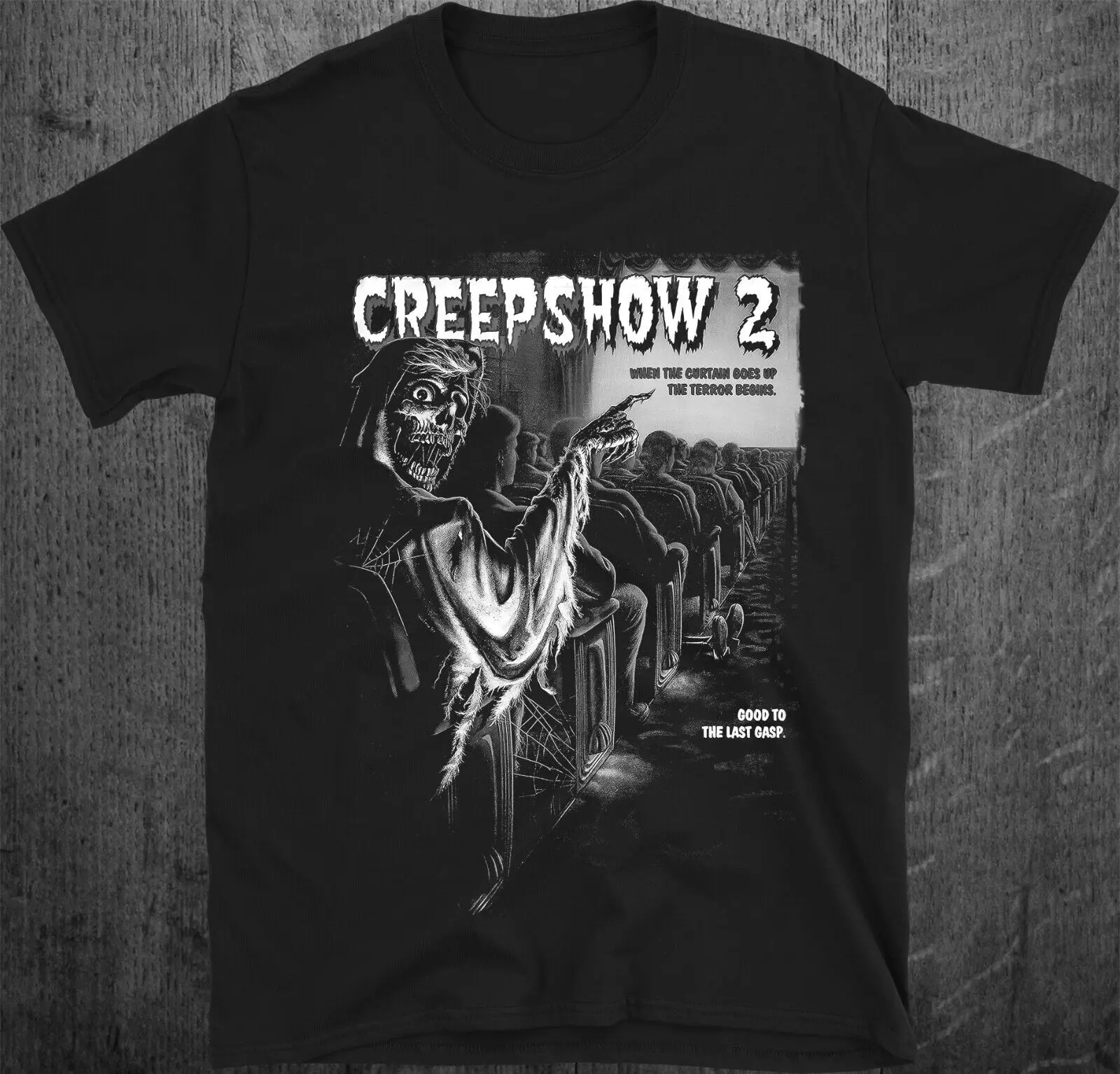 Классическая винтажная футболка с длинным или коротким рукавом из фильма ужасов