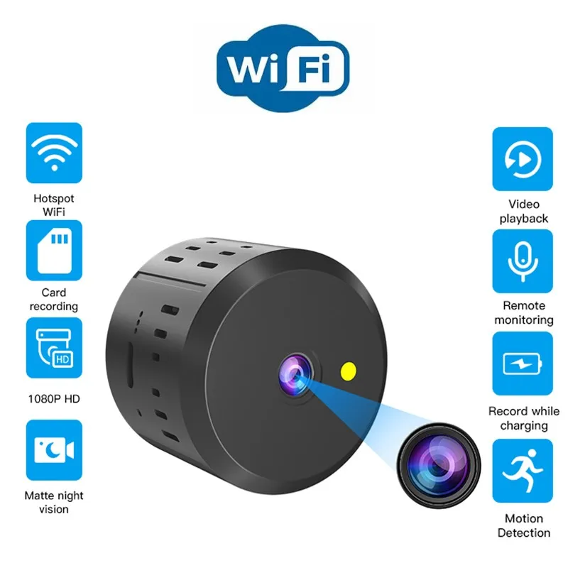 

X12 Mini Camera WiFi Wireless 1080P HD Ip Camaras Night Vision Smart Home Security Surveillance Remote Monitoring Camcorder