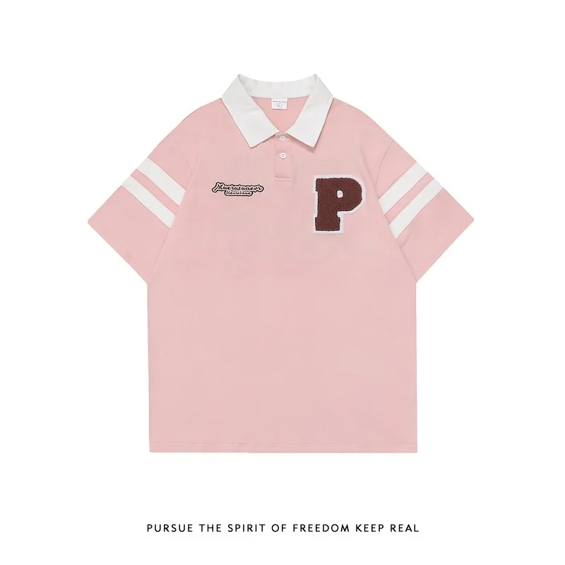 

Футболка мужская с контрастной расцветкой, модная брендовая свободная прямая тенниска с надписью, повседневная майка с рукавом 5/4