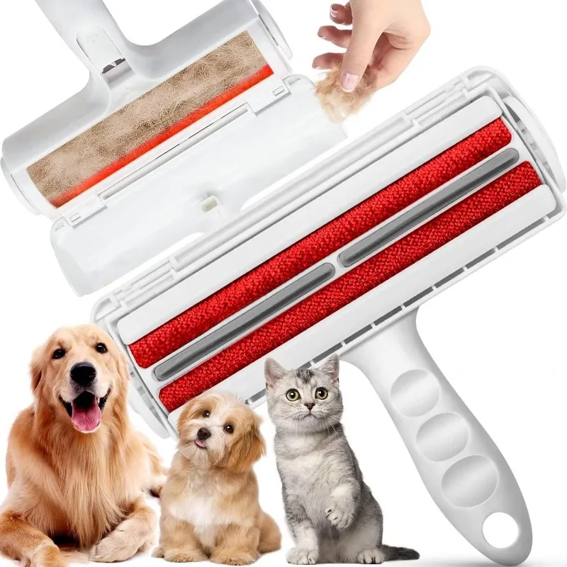 

2023 Pet Hair Remover Roller Dog & Cat Fur Remover with Self-Cleaning Base Efficient Animal Hair Removal Tool Perfect for Furni