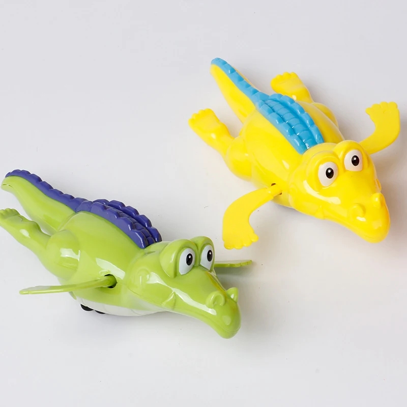 New 1pc Baby Kids Crocodile Wind Up Chain Bathing Shower Funny Clockwork water toy for kids bath swimming toys Dropshipping