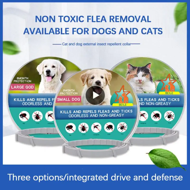 

Регулируемый ошейник для блох, водонепроницаемый, 70/38 см, кольцо для блох, ошейник для защиты от КЛОХ, ошейник для домашних животных, кольцо для защиты от насекомых
