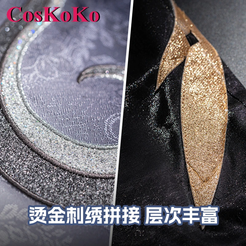 CosKoKo Shenhe Косплей Костюм Игра Genshin Impact Sex Reversion Модная Униформа Хэллоуин Вечеринка