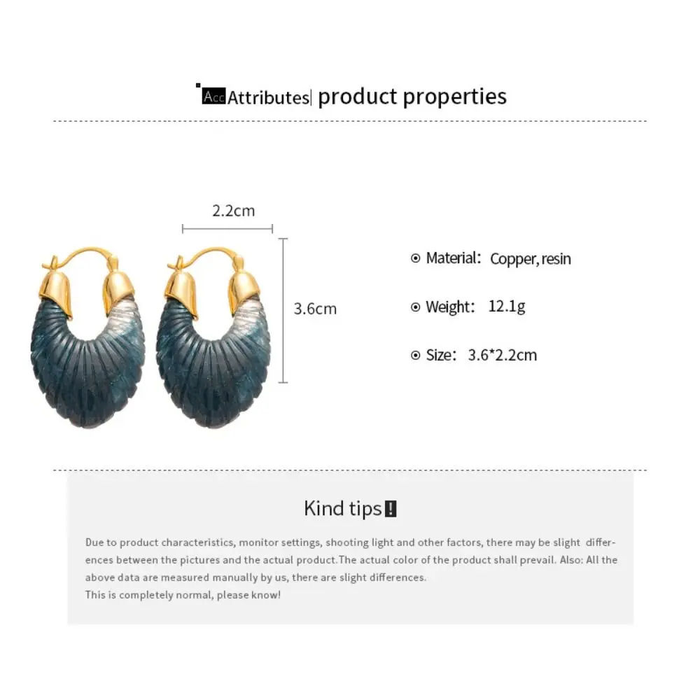 Большие серьги-кольца с геометрическим рисунком для пожилых людей винтажные