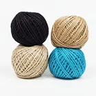 2 мм, 100 ярдов, джутовая веревка, цветная трехжильная пеньковая веревка, домашнее свадебное украшение, подарок ручной работы, свадебные украшения сделай сам