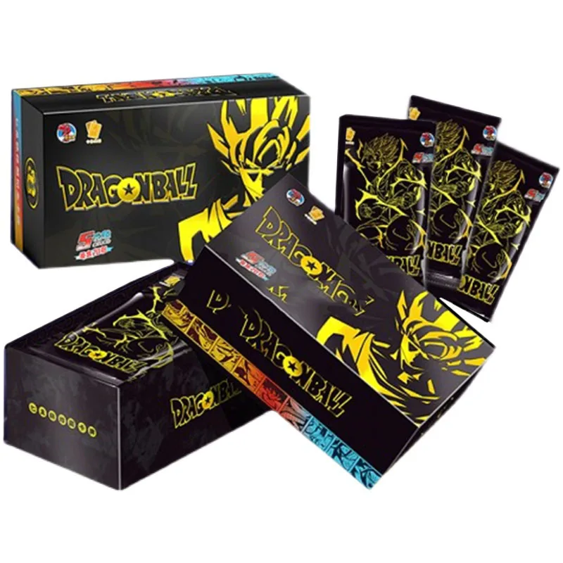

1Box/20Pack And 1rarePack Dragon Ball Full Set Anime Figures Hero Card Son Goku Super Saiyan Vegeta IV Bronzing Barrage Cards