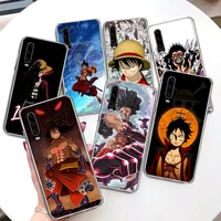 one piece monkey d luffy coque phone case for p30 p40 lite p20 p10 p50 mate 20 30 40 10 pro luxury pattern customized soft cover