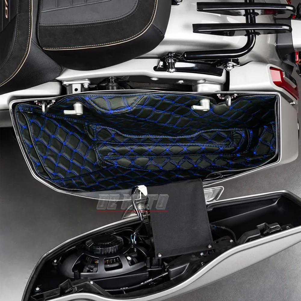 Для вкладышей сиденья 2023 CVO 2024 NON Black w Blue шить Harley туристические модели Боковая