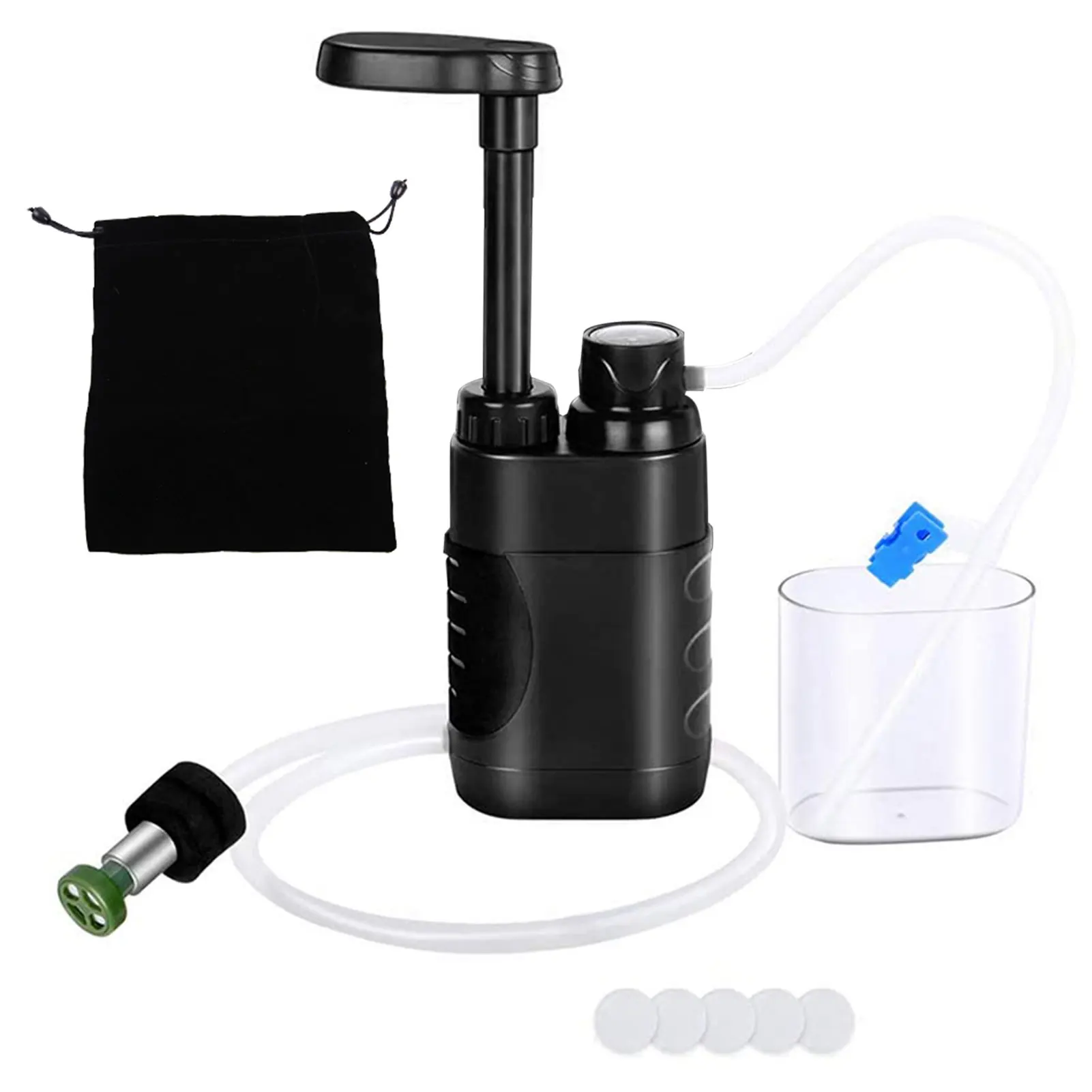 

Outdoor Water Filter Pump Portable Water Purifier For CampingWater Purifier Survival Gear And Equipment For Hiking Camping And