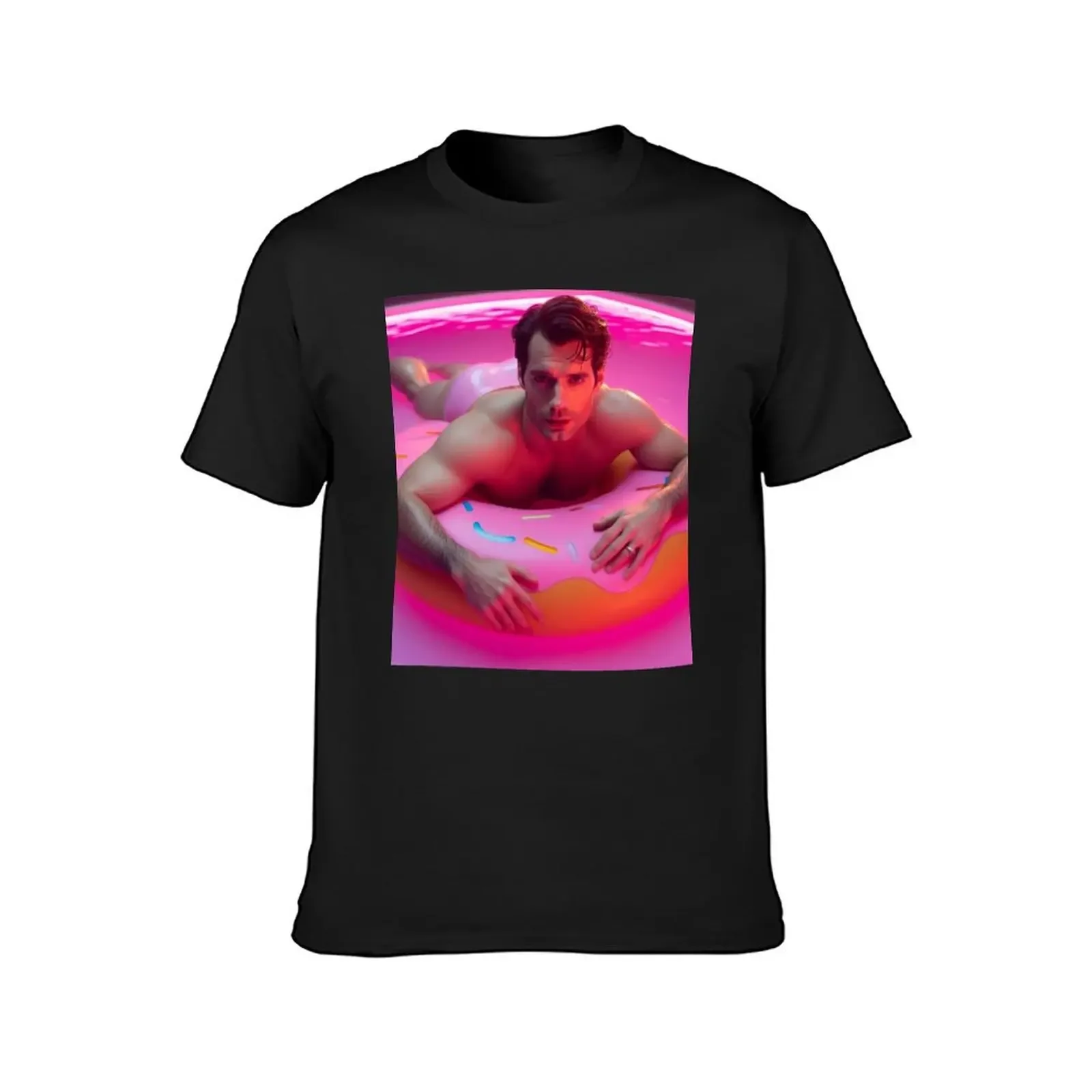 Мужская футболка с коротким рукавом и принтом