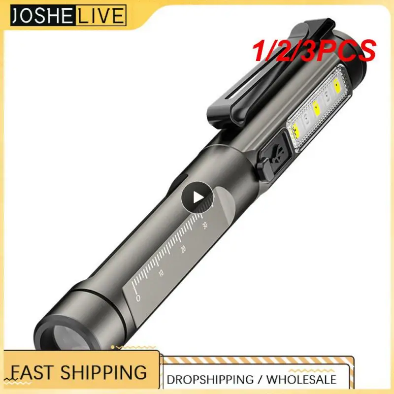 

1/2/3PCS Pen Light Handy First Aid Work Inspection LED Flashlight Professional Emergency Torch Lamp Nurse Pen