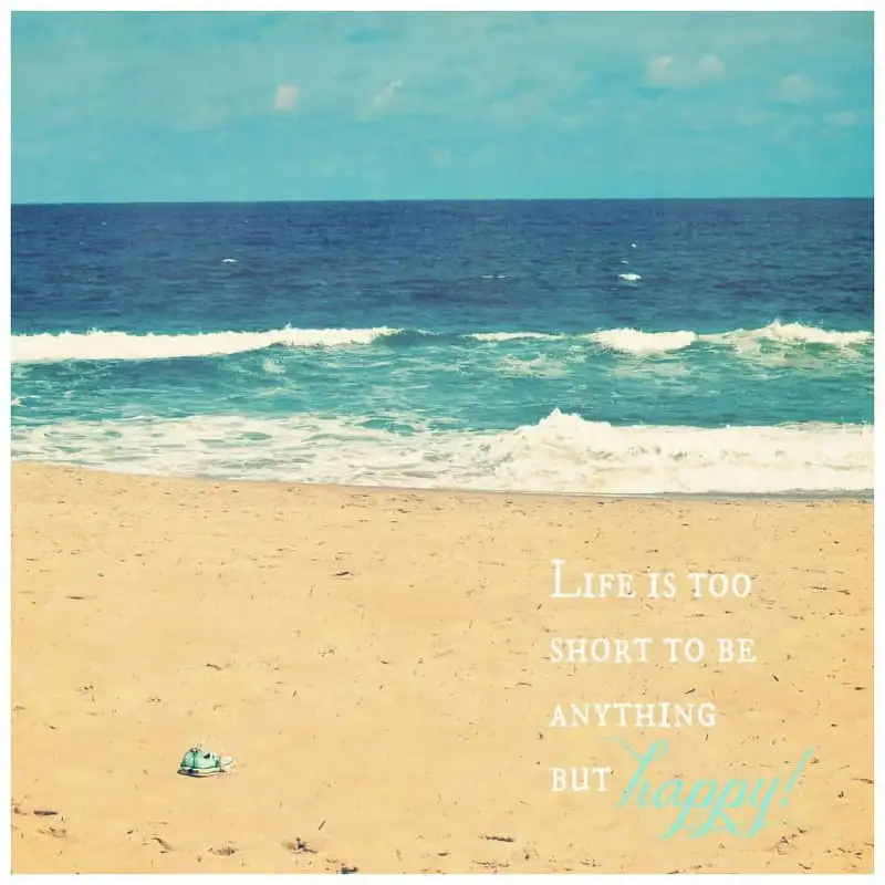 

48" X 48" "Life Is Too Short" Giclee Art Print On