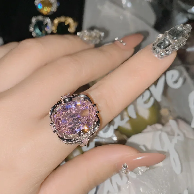 Высокое качество Роскошное кольцо MDLFES с бриллиантами в стиле муасса и