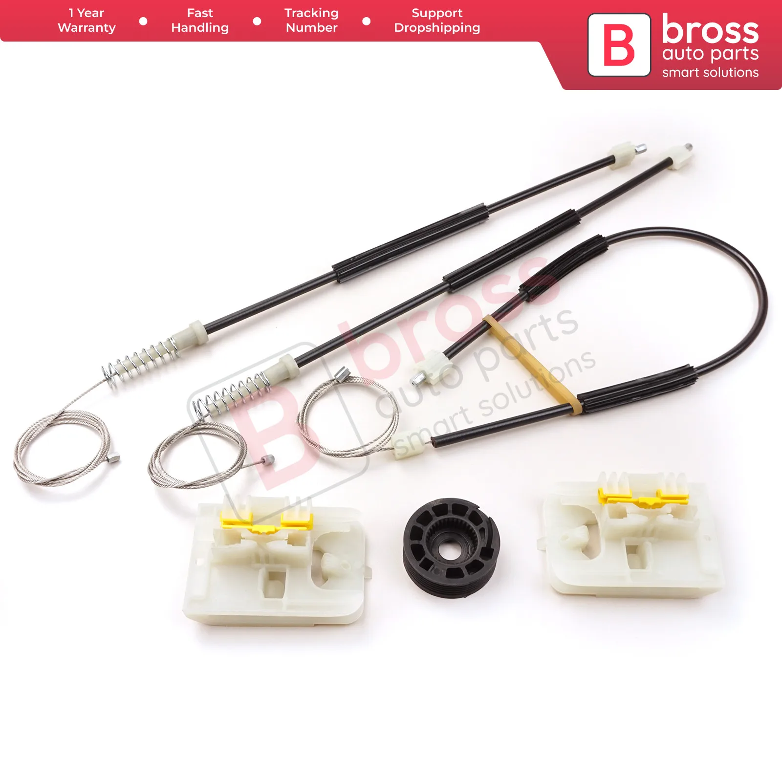 

Электрический стеклоподъемник BWR5458, комплект для ремонта передней левой двери CV6Z5823201A BM5Z5423201B для Ford Focus MK3 2011-2017