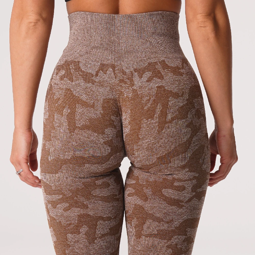 

MOCHA Camo Seamless Leggings Workout Womens Yoga Pants Fitness Sports Wear Outfits Pilates Legging Gyms Training Clothing Tights