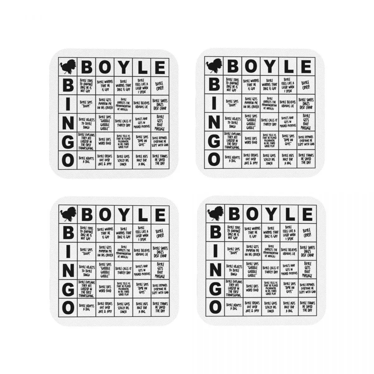 

Подставки Boyle для бинго B99, коврик для выпечки, подставки для украшения обеденного стола и аксессуары, коврик, подставка, коврик, кофейный коврик