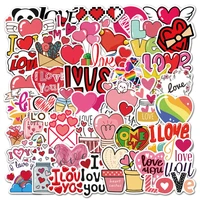103050pcs valentines day limited cool stickers friends gift graffiti scrapbook skateboard ipad laptop stickers wholesale