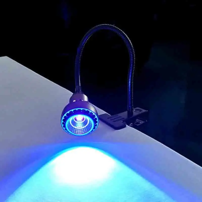 High Energy Clip-on 100W  UV Lamp Ultraviolet 365nm 385nm 395nm 405nm Resin Glue Shadowless Glue Green Oil Curing Lamp