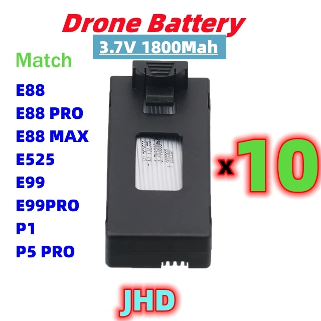 Аккумулятор для дрона JHD E88 PRO 3 7 в 1800 мАч