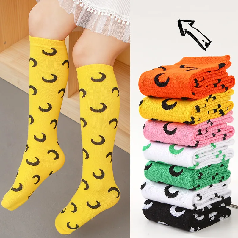 

Knee High Socks for Girls Boys Kids Children Golf Casual Fashion Stripes Toddler Long Tall Rainbow Socks 3-12 Years Old