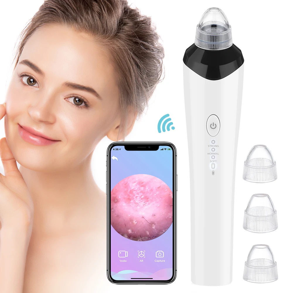 

WiFi Visible Blackhead Remover Vacuum Pore Cleaner Skin Care Tools home use devices Deep Cleansing Blackhead Extractor Dropship