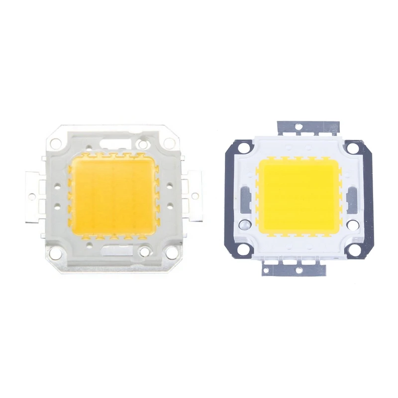 

2 Pcs LED Chip Bulb Lamp Light Warm White High Power DIY 50W & 30W