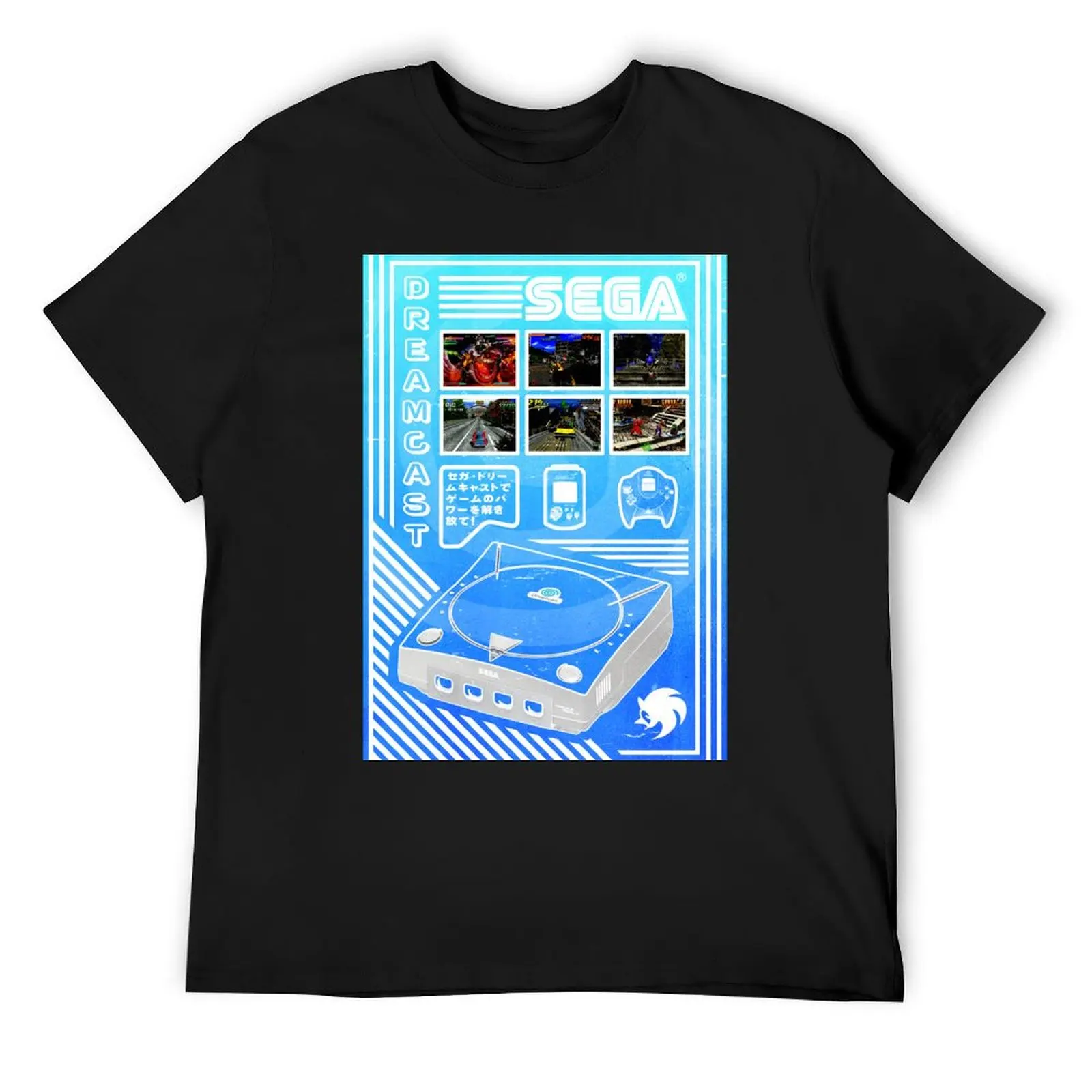 Футболка Sega Dreamcast Vector Design Эстетическая одежда Одежда больших размеров Футболки