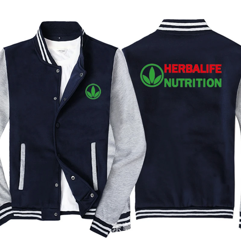 

Men Baseball uniform for HERBALIFE NUTRITION Car Logo Print Casual Hip Hop Harajuku Warm Sweatshirts Mens Baseball Jacket