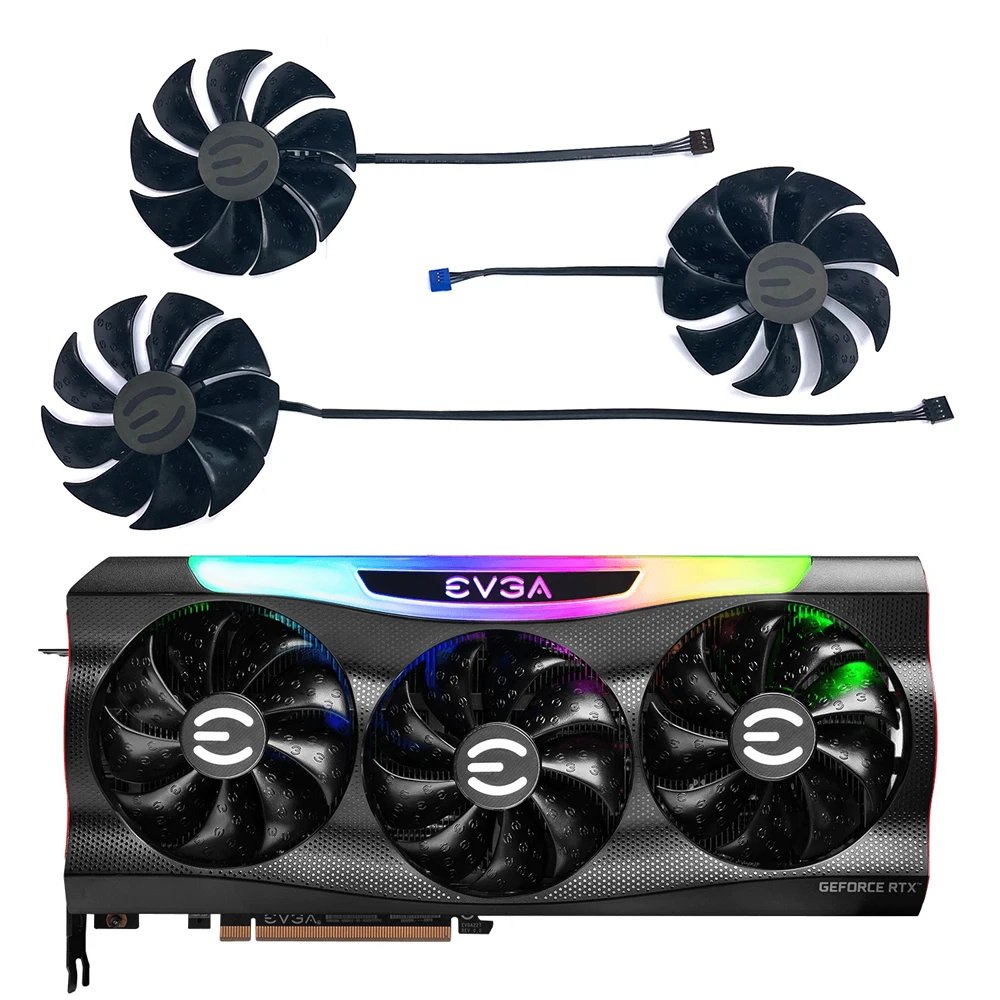 

88MM New 4PIN PLD09220S12H Advanced Graphics Fan for EVGA RTX 3090 RTX 3070 RTX 3080 3080 TI Gaming Graphics Card Cooling Fan