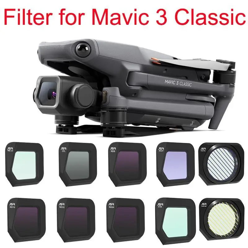 

Фильтр для объектива камеры DJI Mavic 3 Classic ND набор градиентных фильтров UV CPL ND8 ND16 ND32 ND64 Звездные ночные аксессуары