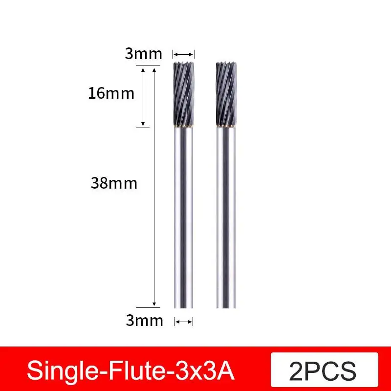 

Насадка для электрической дрели GAMONT, твердосплавная Шлифовальная головка с одним/2-мя канавками, для электрической шлифовальной машинки, инструменты для полировки