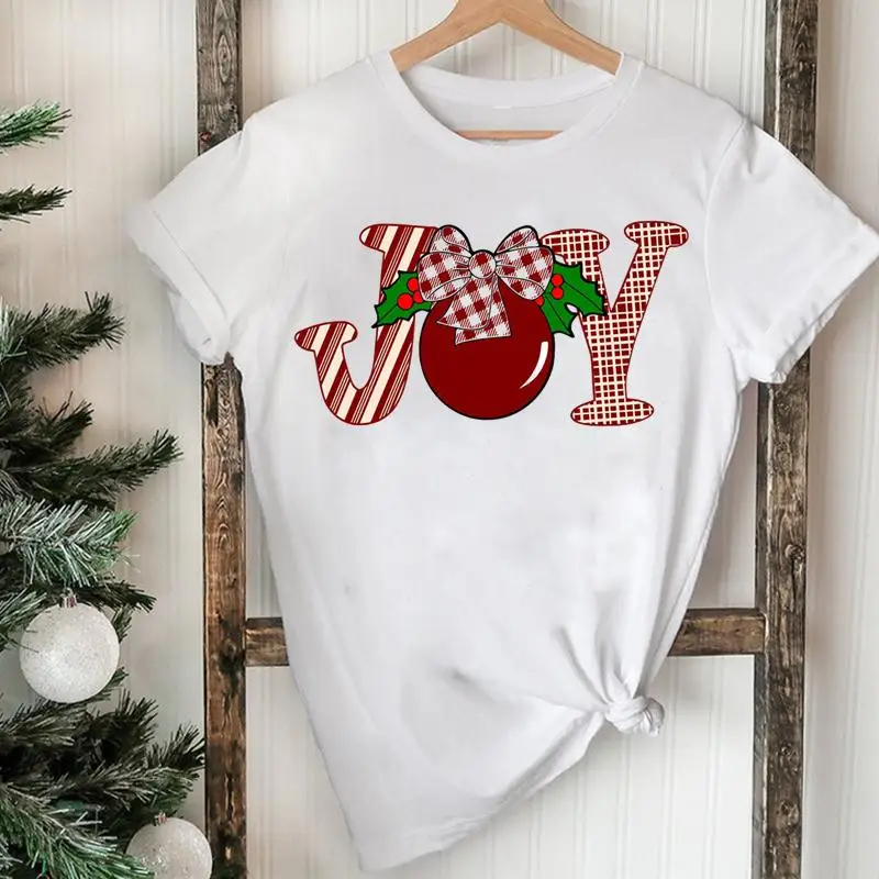 

Women Merry Christmas 2022 Style Trend Winter Graphic Tees New Year Holiday Fashion Ladies Top Tshirt Nice Vacation T T-shirt
