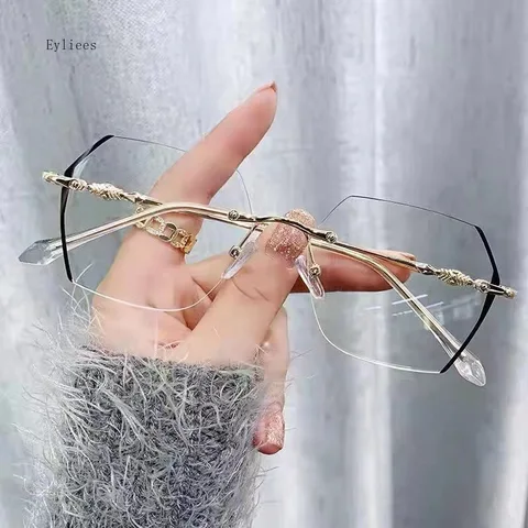 Безободковые очки для близорукости с фильтром