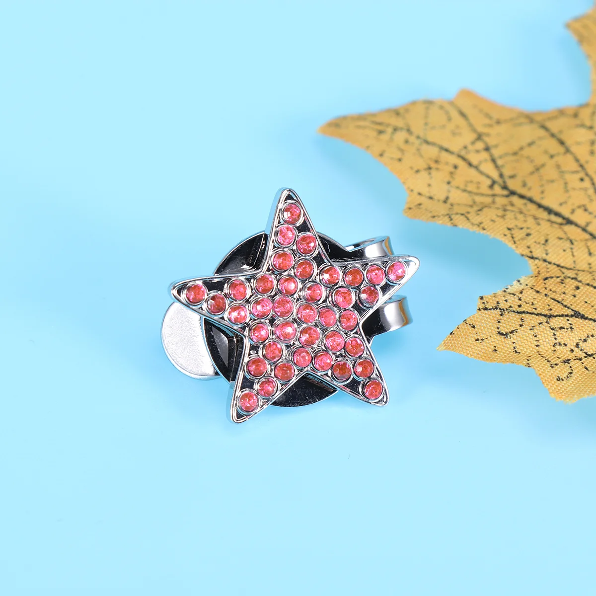 

1pc Hat Clip Marker Creative Alloy Rhinestone Professional Training Accessories