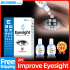 Улучшение зрения 12 мл, Чистка глаз, снятие капель, размытое зрение, медицинское очищение, Детокс для красных и сухих глаз
