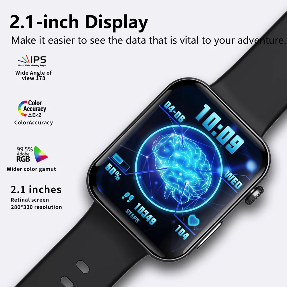 Мужские спортивные смарт-часы PPG HRV 2 1&quot