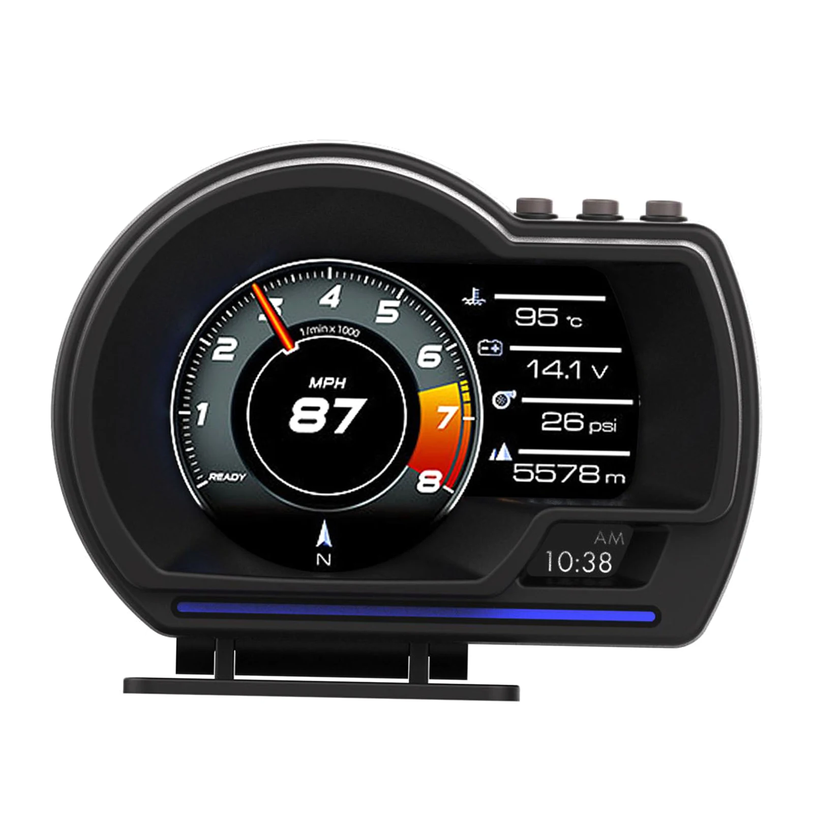 

Автомобильный Проекционный Дисплей OBDII + GPS: Высокоточный Спидометр, Интеллектуальный Датчик