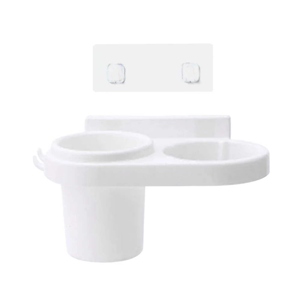 

For Bathroom Multifunctional Punch Free Wall Mounted With Hook Toilet Hair Dryer Rack Save Space Removable Home Decor 2 In 1