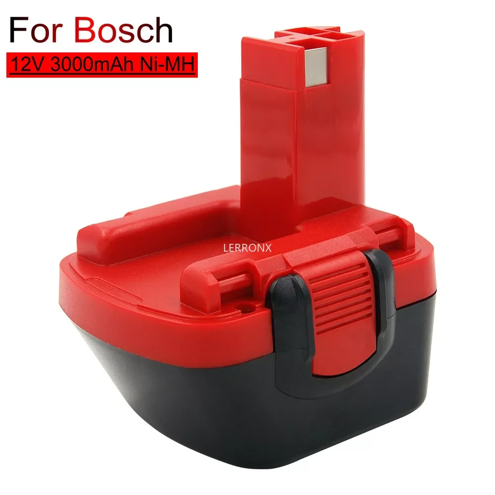 

BAT043 BAT045 BAT120 3000mAh Nimh Ni-MH 12V Rechargeable Replacement Battery for Bosch 12 V Drill GSR12VE-2 PSR12VE-2 2607335273