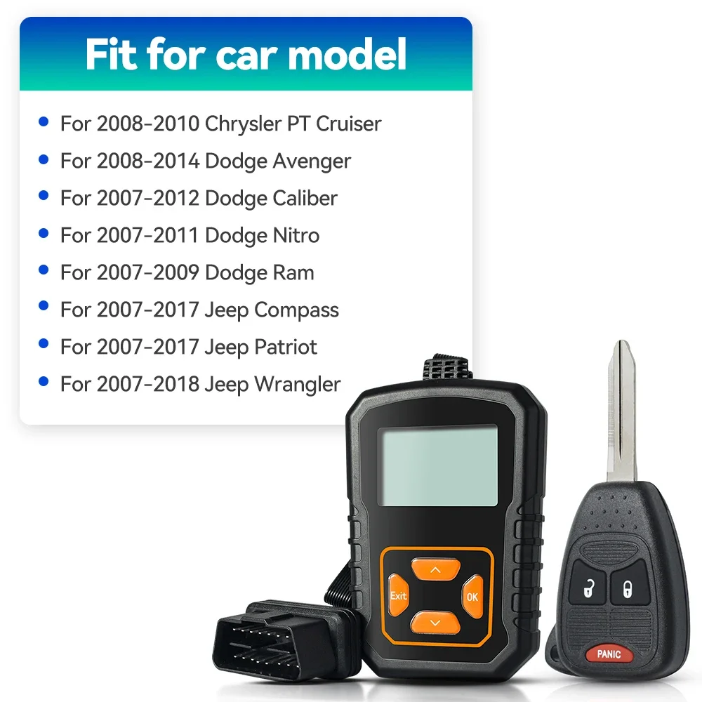 Фото KEYYOU OHT 692427 Программа AA DIY OBD дистанционный ключ 315 МГц для Jeep Liberty для Chrysler PT Cruiser для Dodge Avenger Caliber Nitro №3