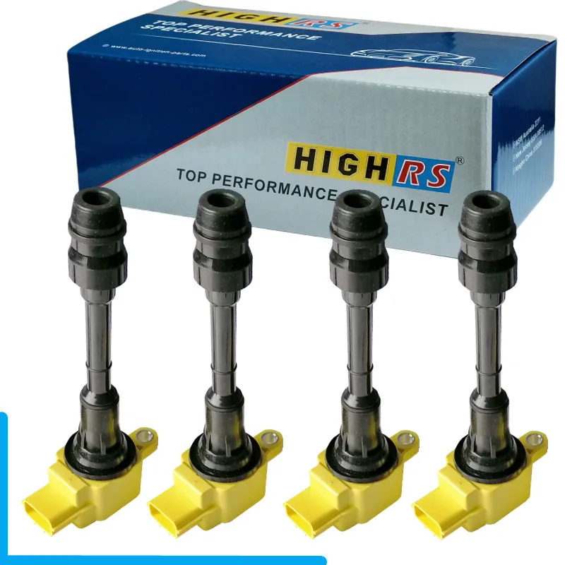 

4-катушка зажигания для Nissan X-Trail T30 T31 QR20DE QR25DE Murano Z50 Teana J31 Altima L31 Sentra C24 B15 2,0 2,5 22448 8H315