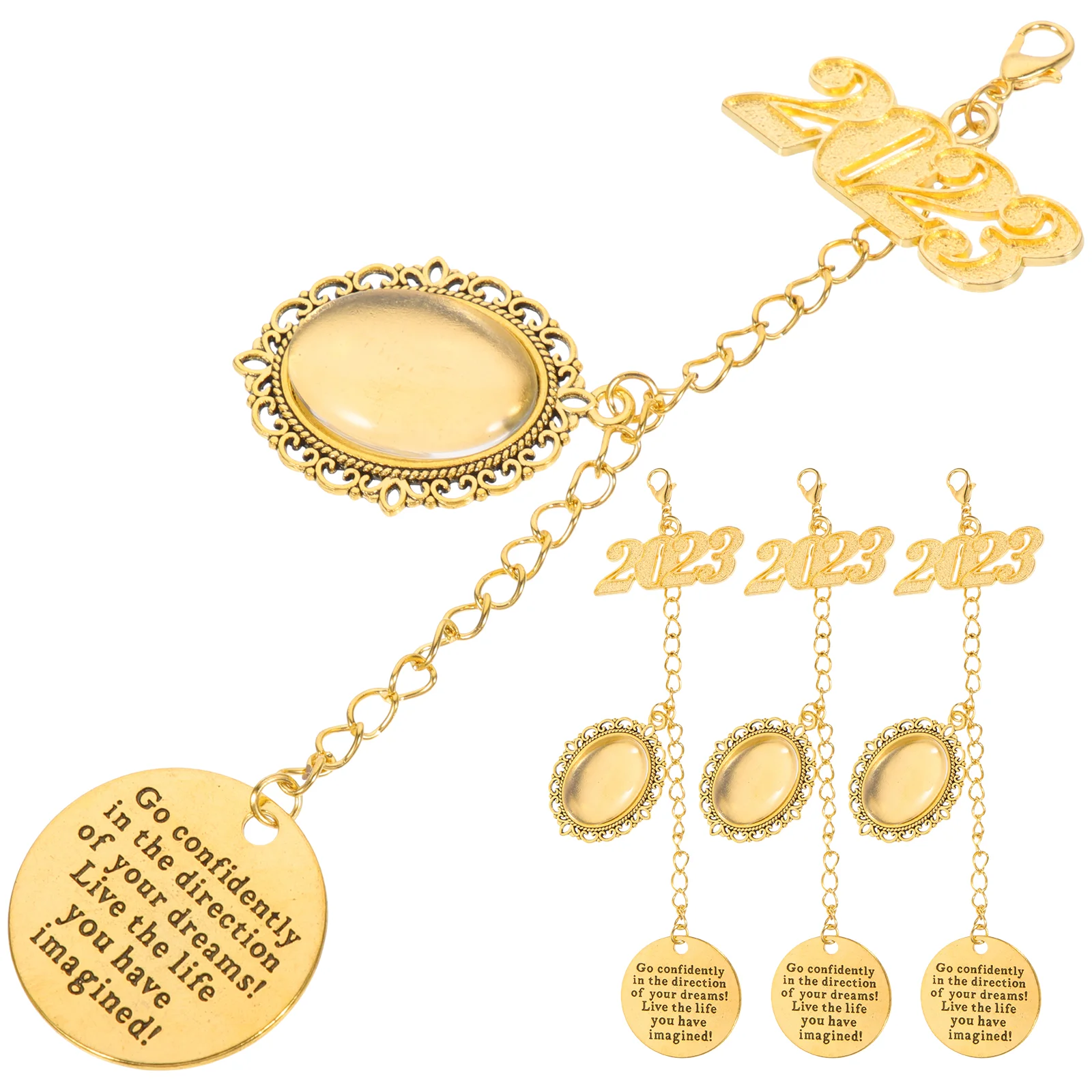 

4 pcs Charm Graduation Personalized Memorial Gifts Graduation Ornaments 2023 Graduation Decor